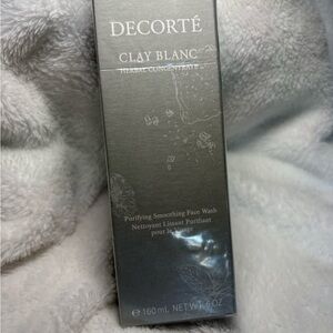 DECORTÉ Clay Blanc Purifying Smoothing Face Wash 160ml Sealed
